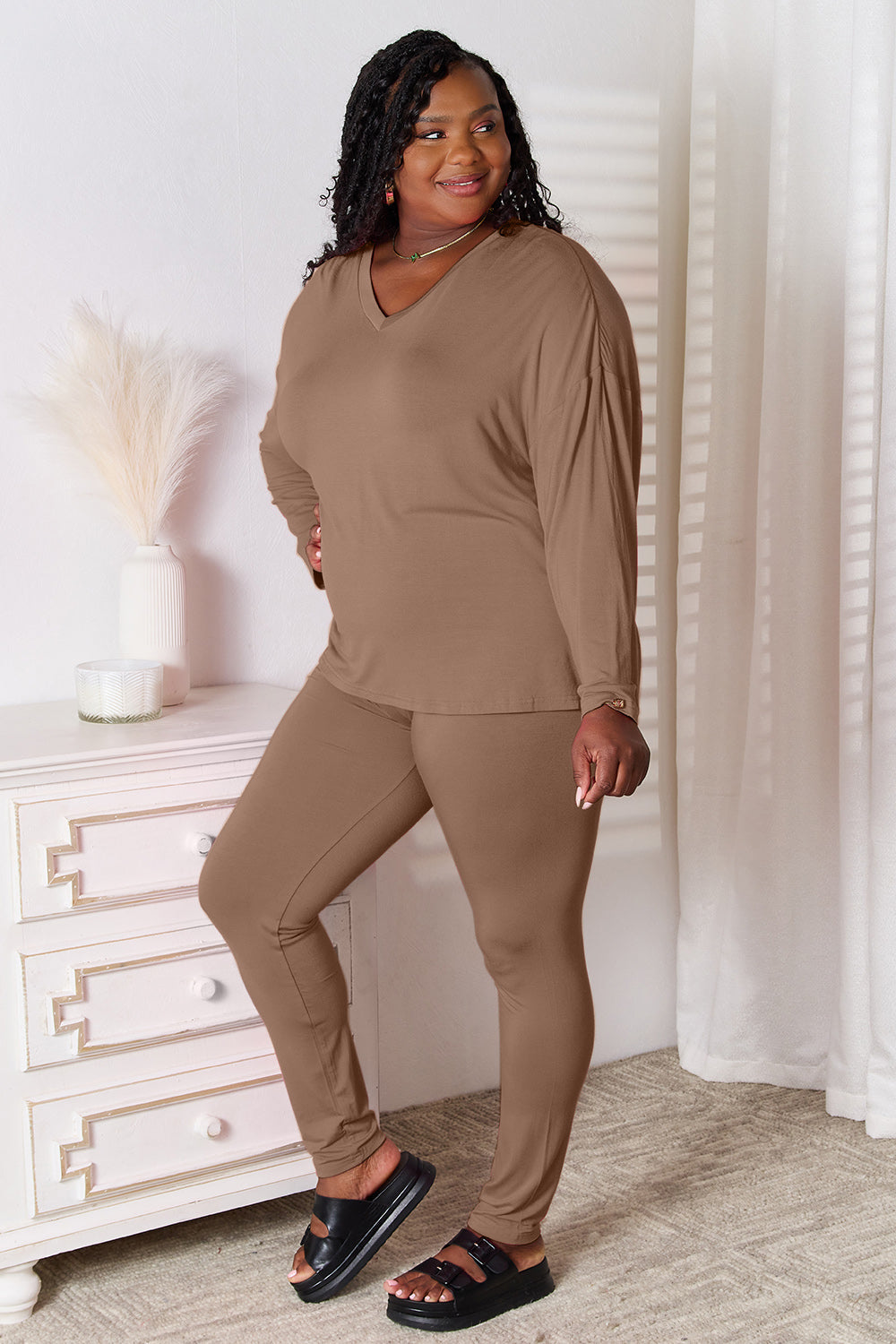Nina Lounge Set - Mocha