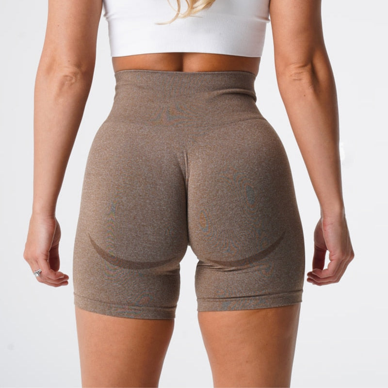 React Contour Seamless Shorts - Coffee