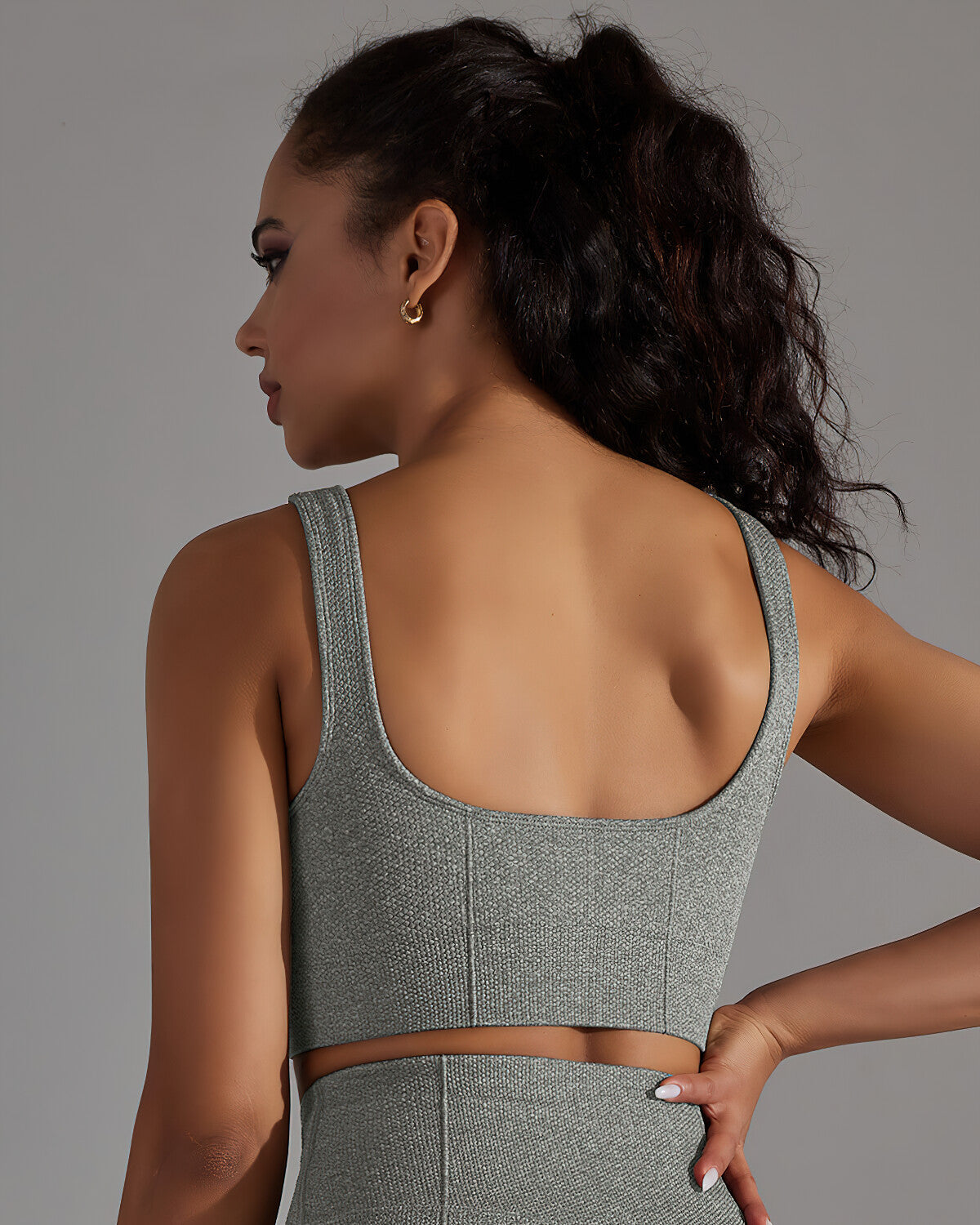 Alodia Flexi-U Sports Bra - Grey