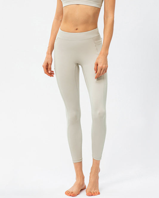 React Ariana Seamless Pocket Leggings - Beige