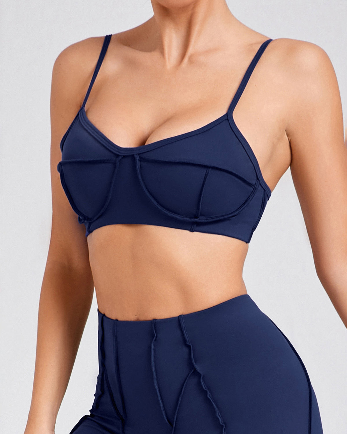 Kira Sports Bra - Navy
