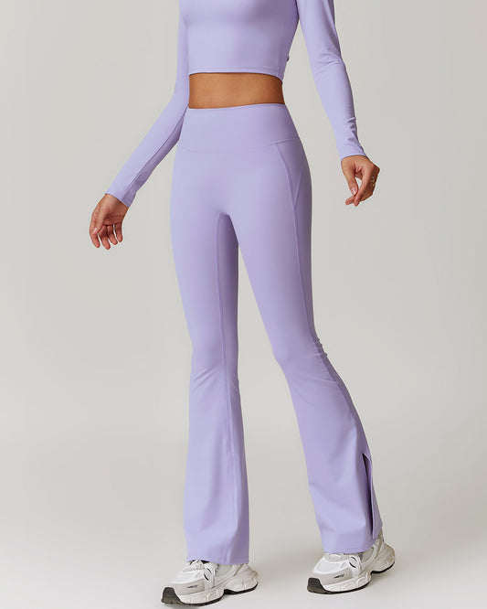 Brynn Flare Leggings - Purple