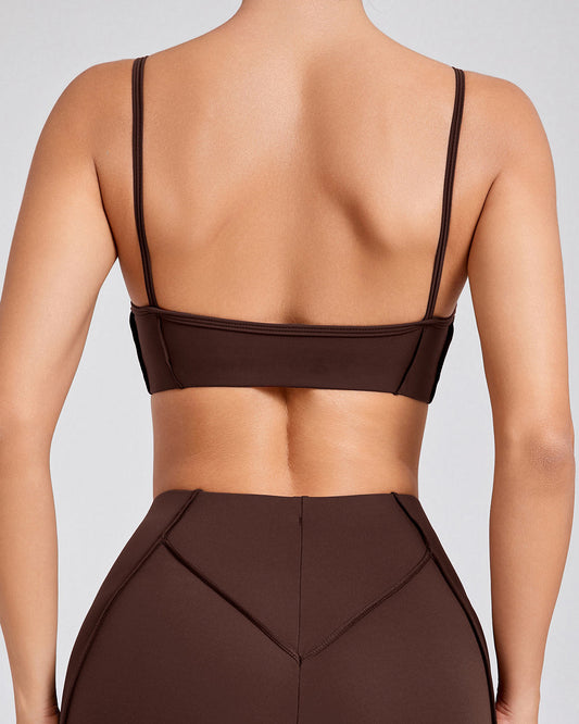 Kira Sports Bra - Brown