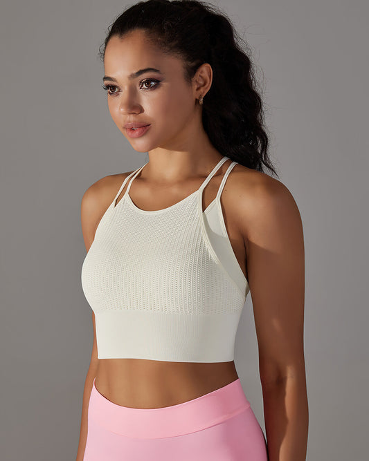 Coraline Sports Bra - Beige