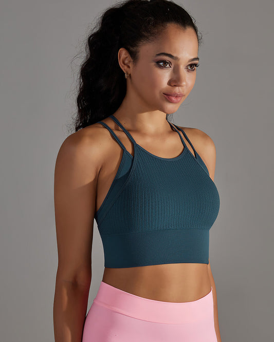 Coraline Sports Bra - Deep Teal