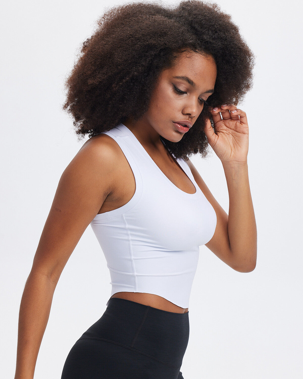 Liza Crop Top - White