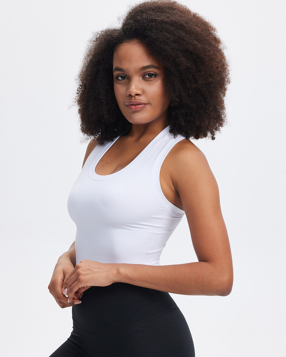 Liza Crop Top - White