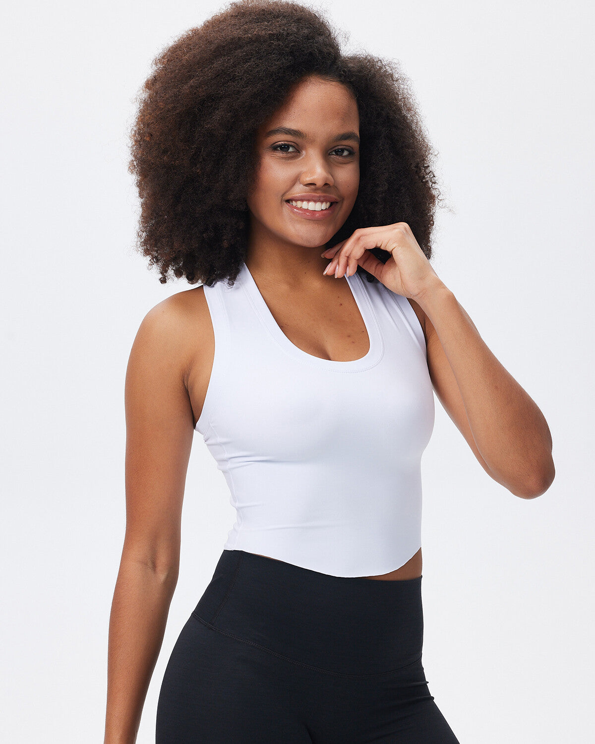 Liza Crop Top - White