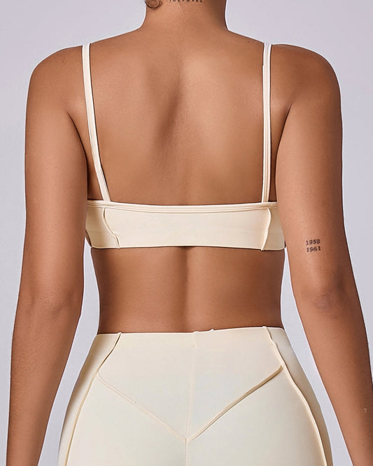 Kira Sports Bra - Beige