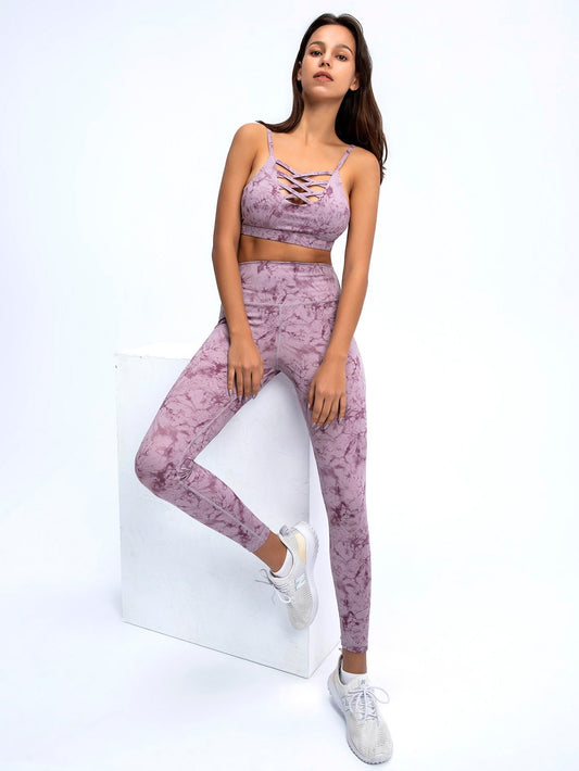 React LUXE FLEX Scrunch Legging - Lavender