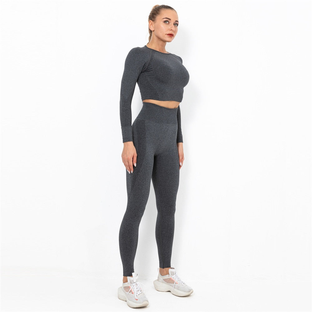 React Seamless LUXE Set - Black