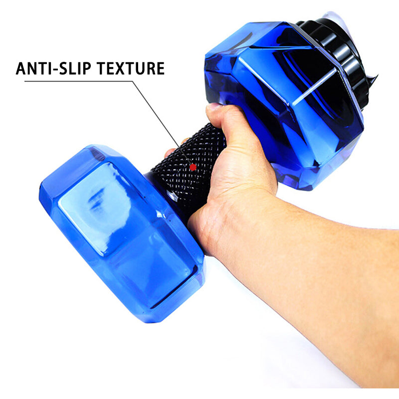 Dumbbell Waterbottle - Blue