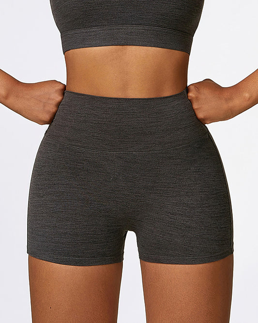 Jemma Seamless Pocket Shorts - Black