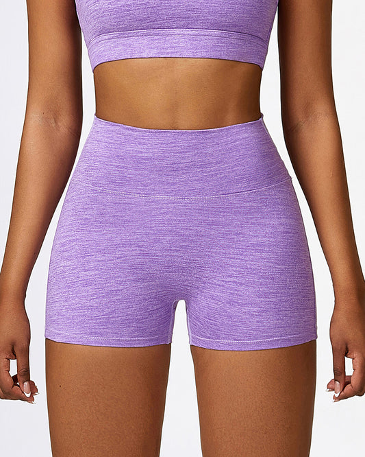 Jemma Seamless Pocket Shorts - Purple