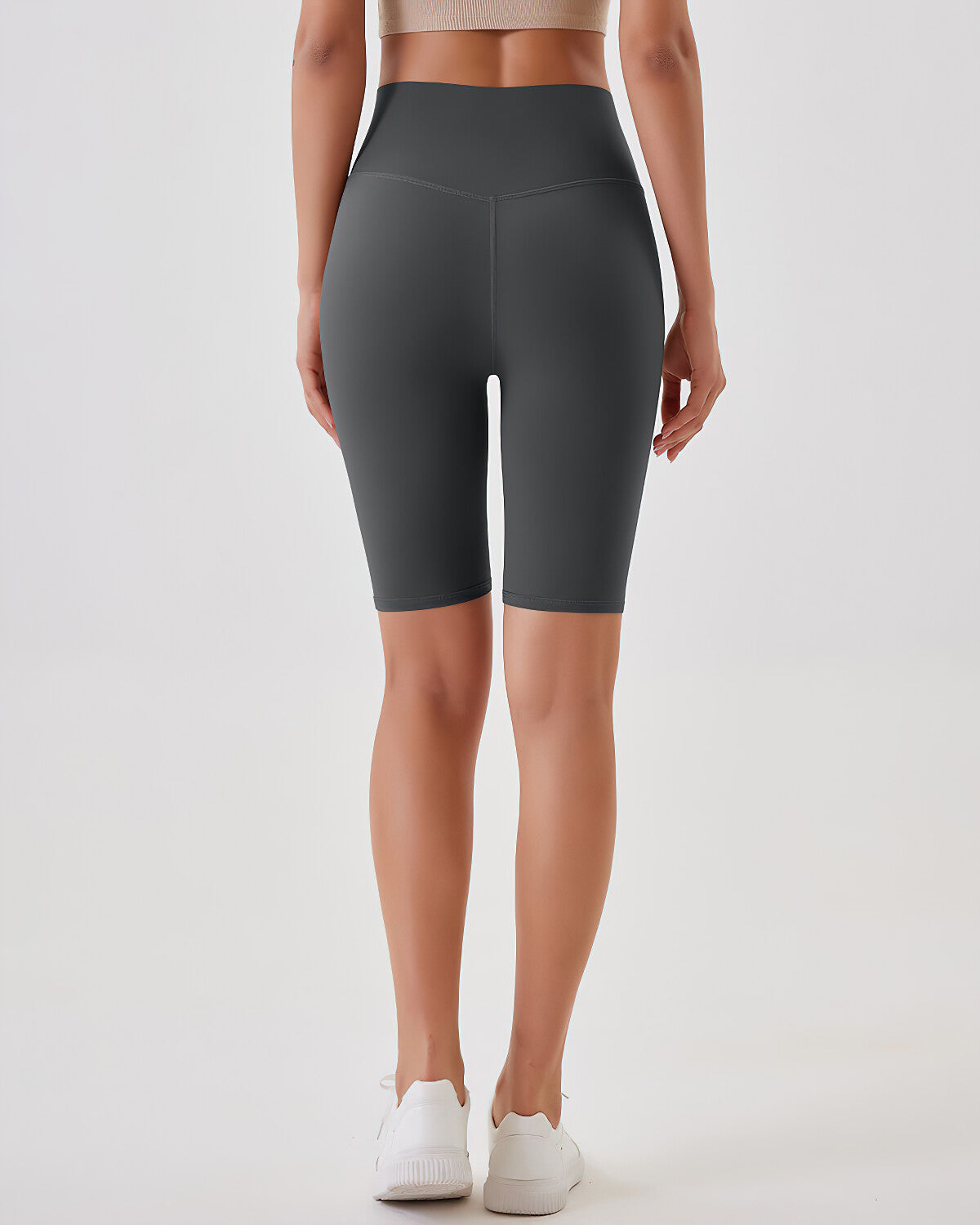 Lara Seamless Biker Shorts - Abbey