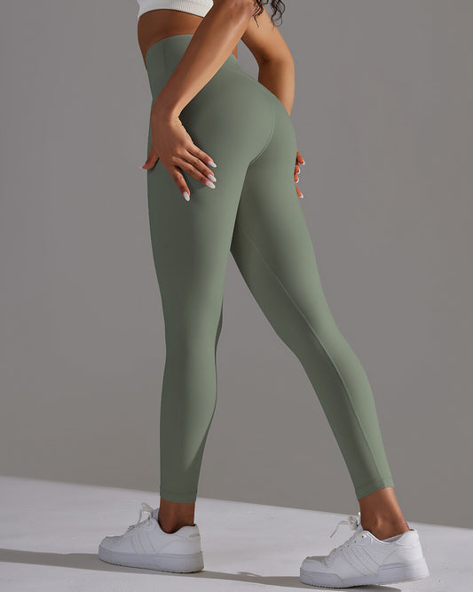 Lara Seamless Leggings - Camo Green