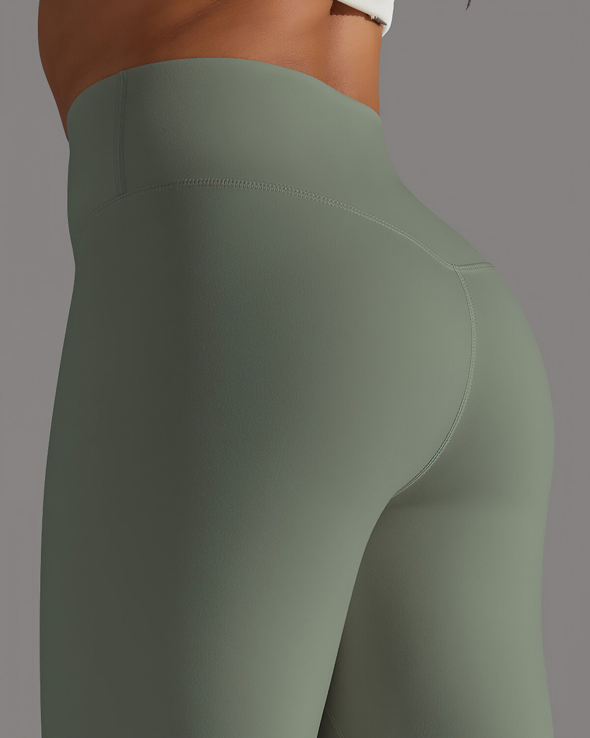 Lara Seamless Leggings - Camo Green