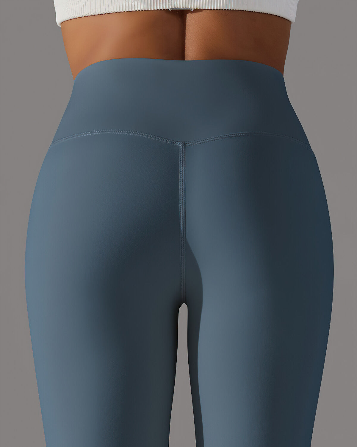 Lara Seamless Leggings - Steel Blue