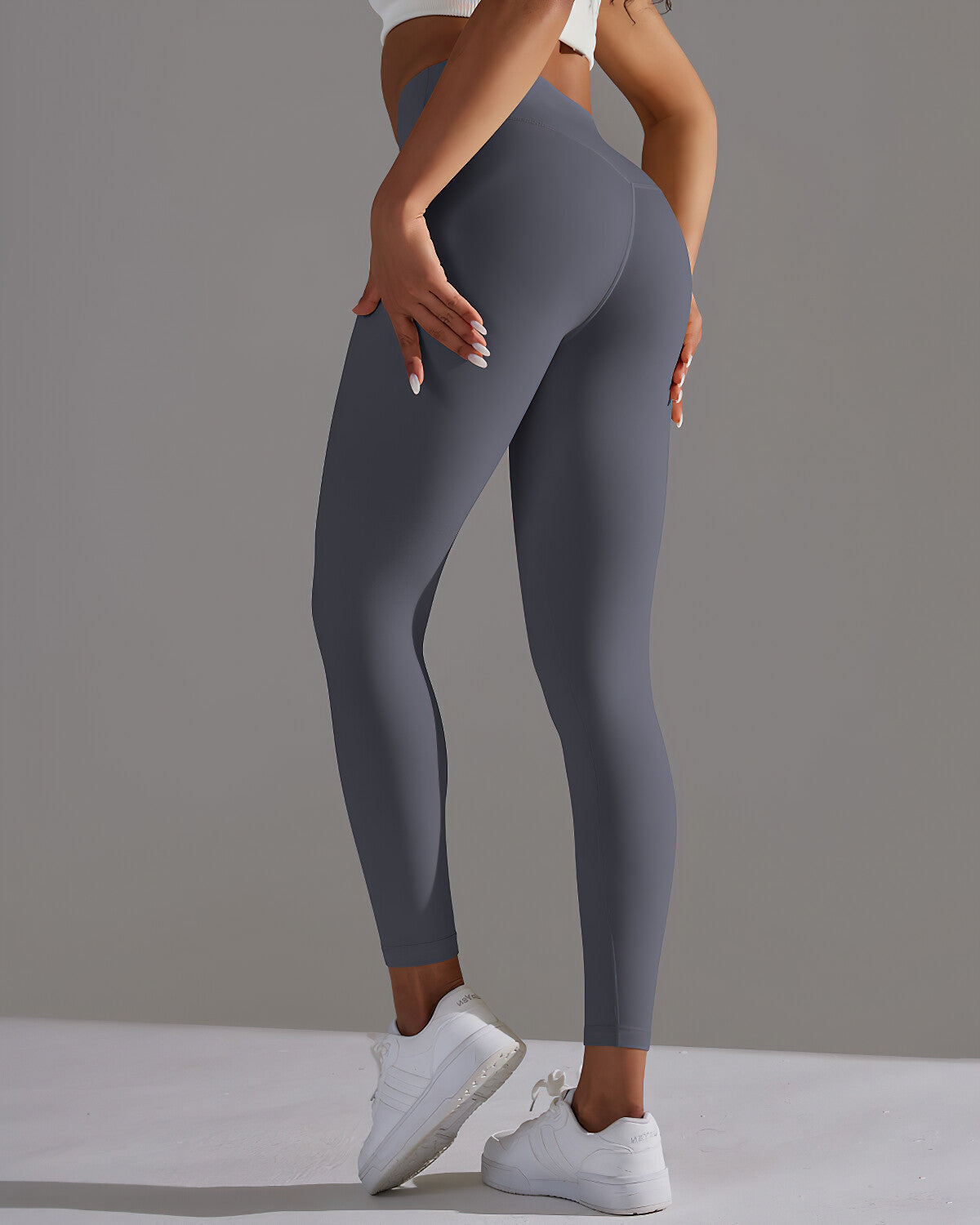 Lara Seamless Leggings - Stormy Blue