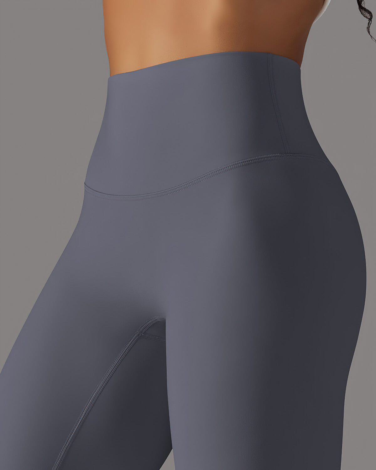 Lara Seamless Leggings - Stormy Blue