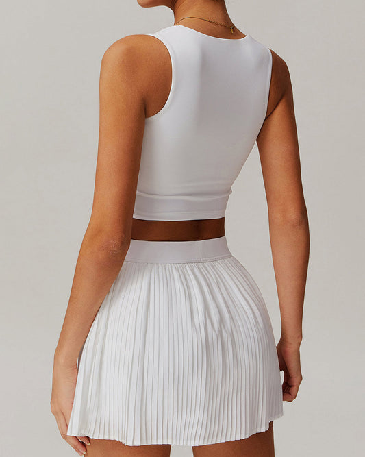 Lyra Crop Top - White