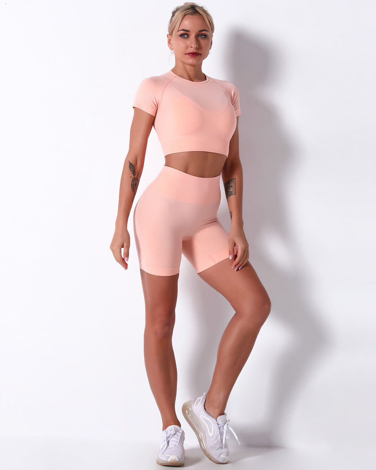 Mikaela Crop Top - Peach