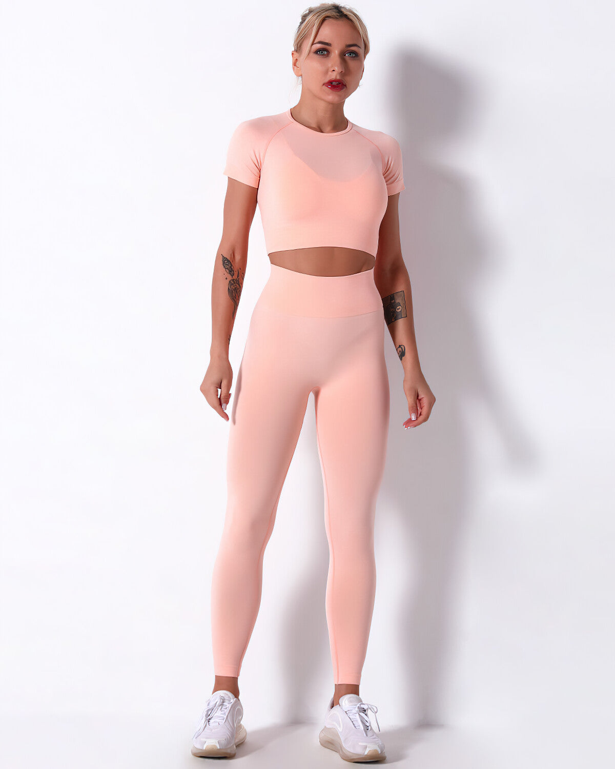 Mikaela Crop Top - Peach