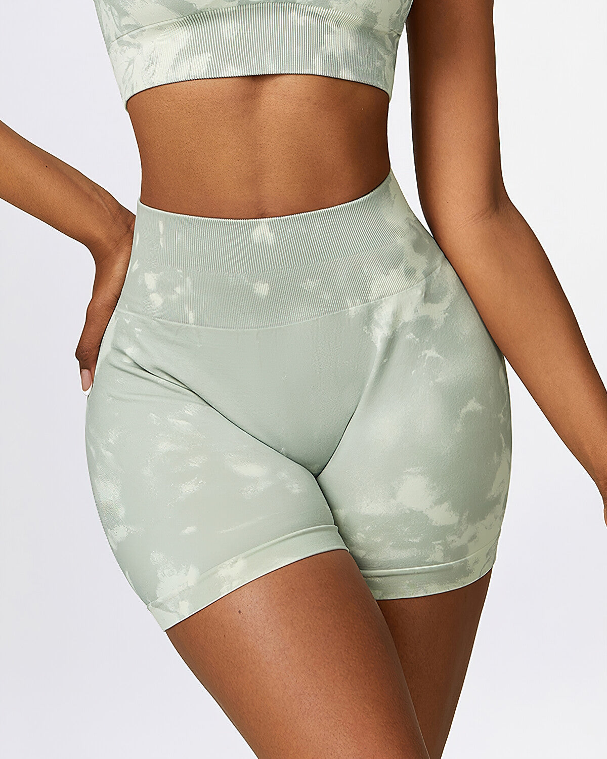 Nova Seamless Shorts - Green