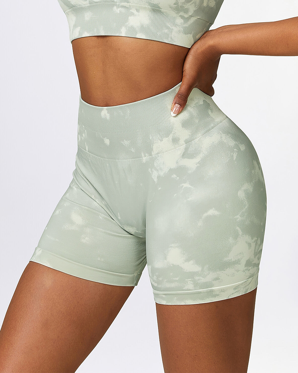 Nova Seamless Shorts - Green