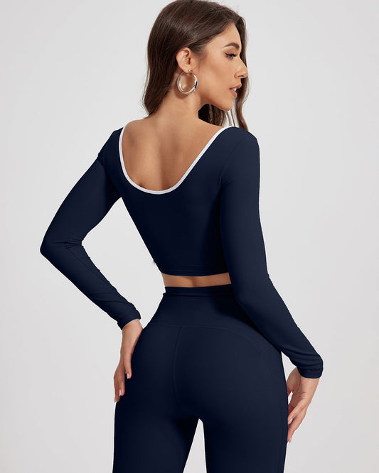 Oona Long Sleeve - Navy