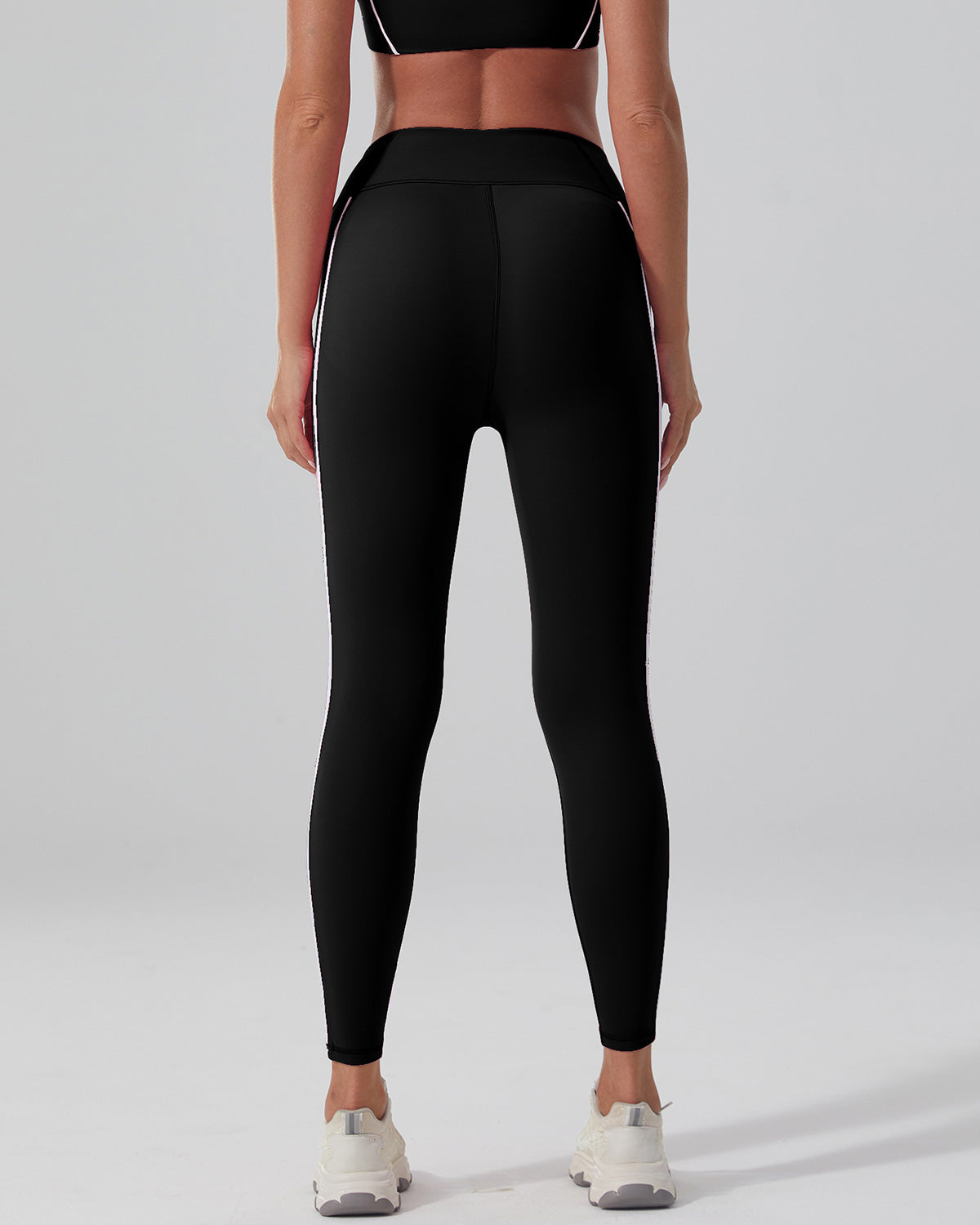 Pearl Seamless Leggings - Black