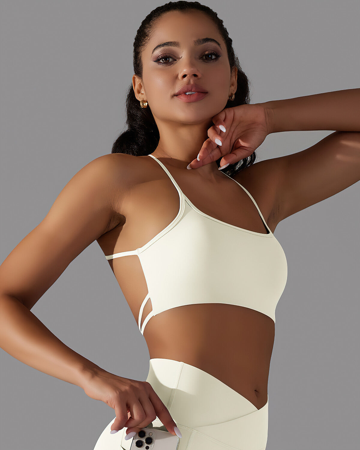Selene Sports Bra - Beige