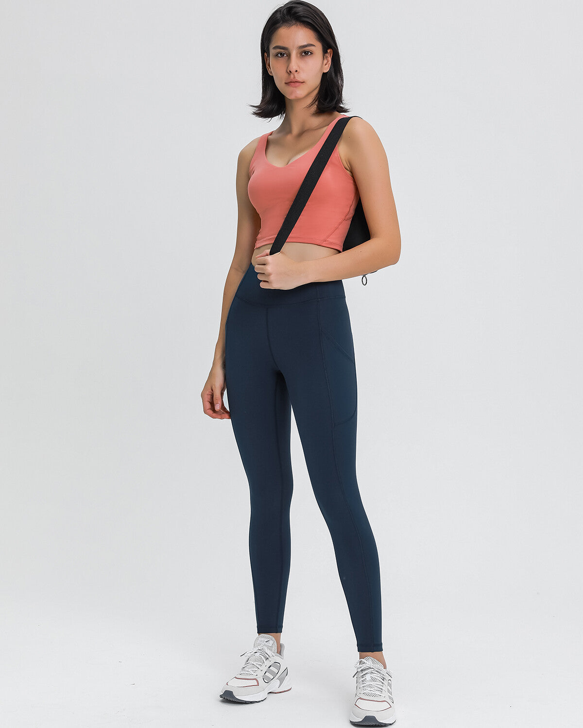 Zinnie Crop Top - Coral