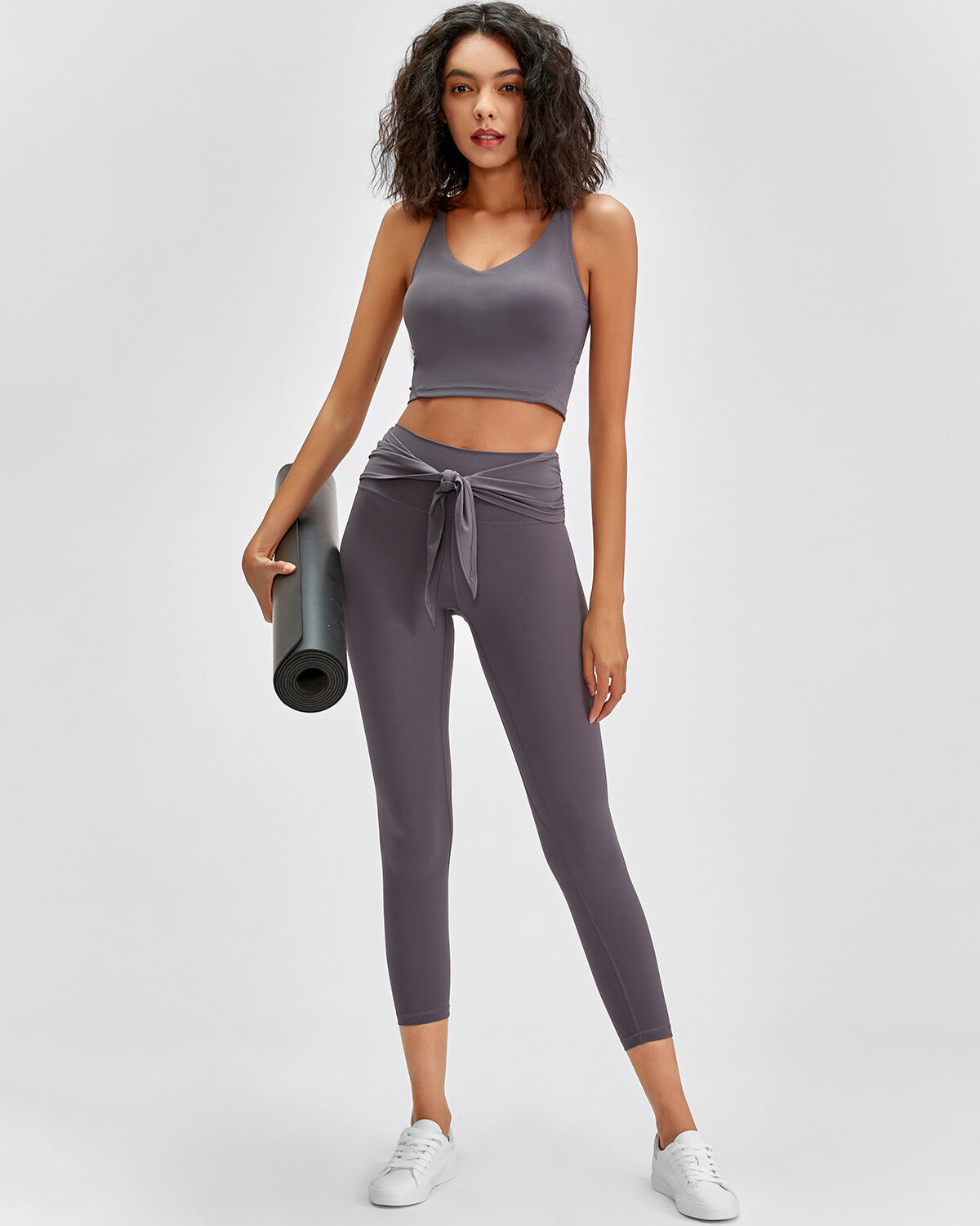 Zinnie Crop Top - Grey