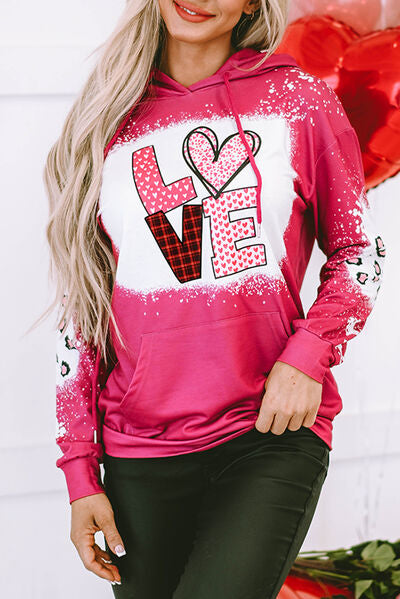 Jenny Hoodie - Hot pink