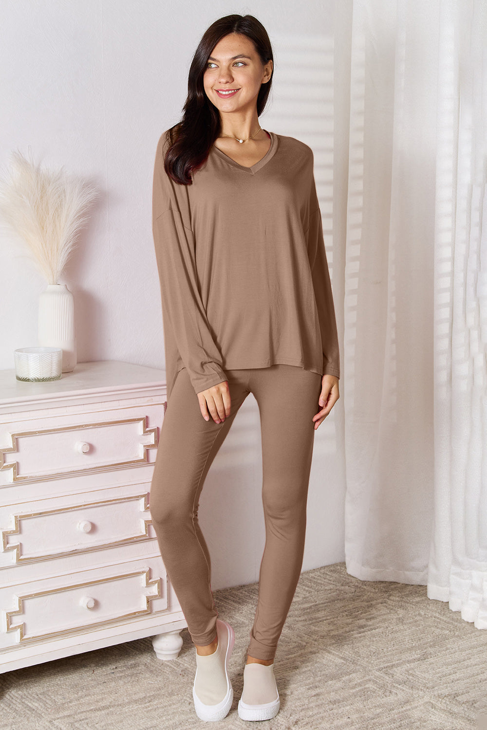 Nina Lounge Set - Mocha