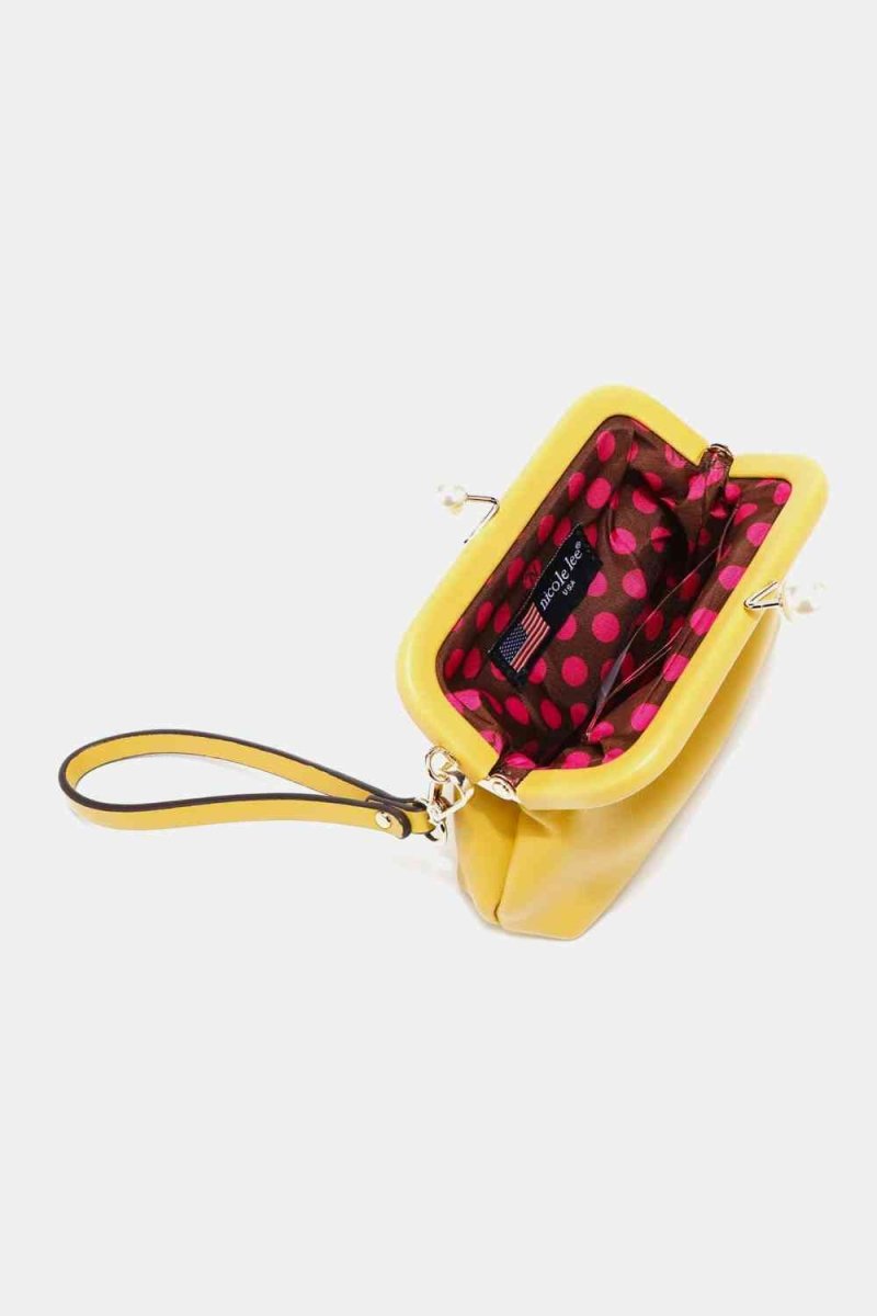 Elise Pearl Vegan Leather Coin Purse