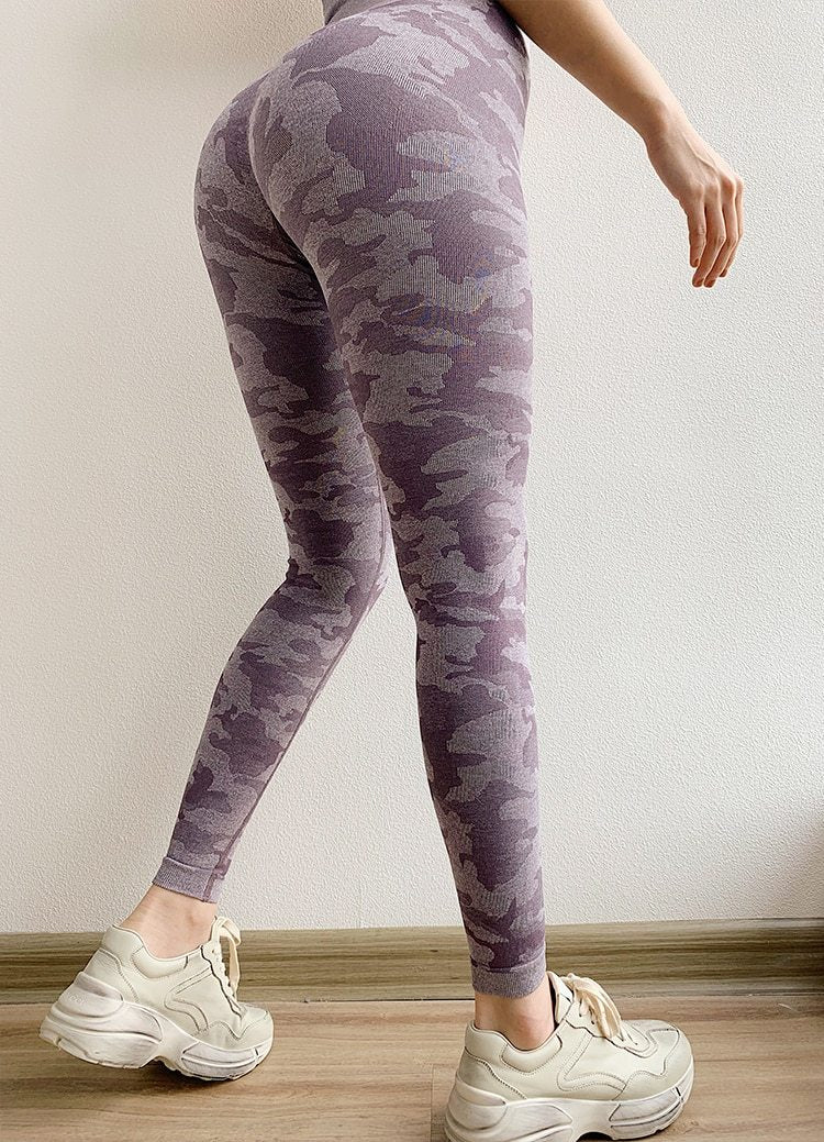 REACT Seamless CAMO Legging - Purple
