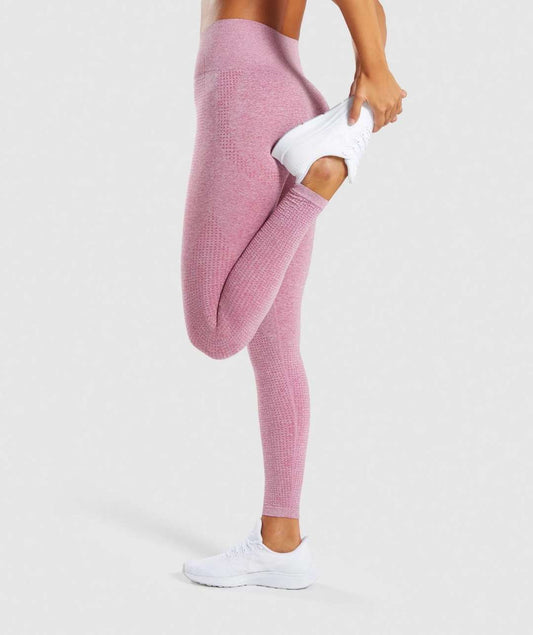React Seamless Legging - Rose Pink