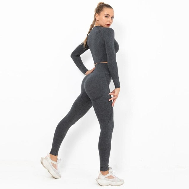 React Seamless LUXE Set - Black