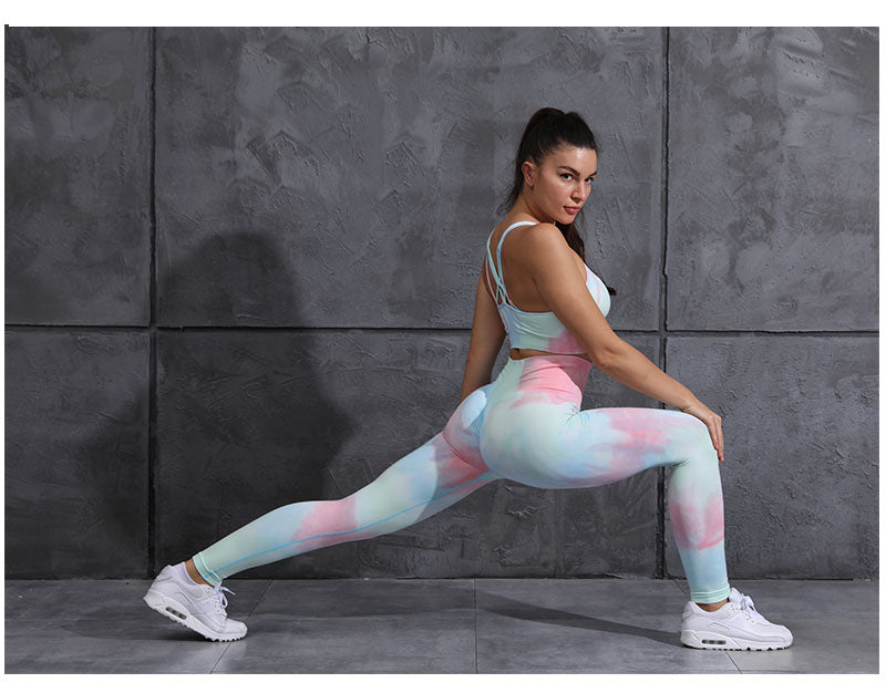 React PRO Sports Crop - Rainbow