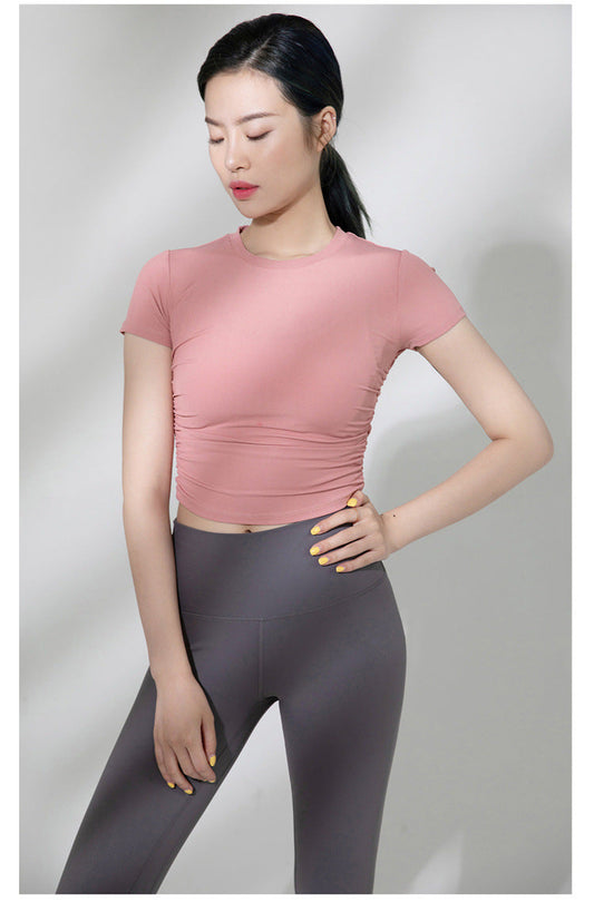 React LUXE Pastel Tee - Light Pink