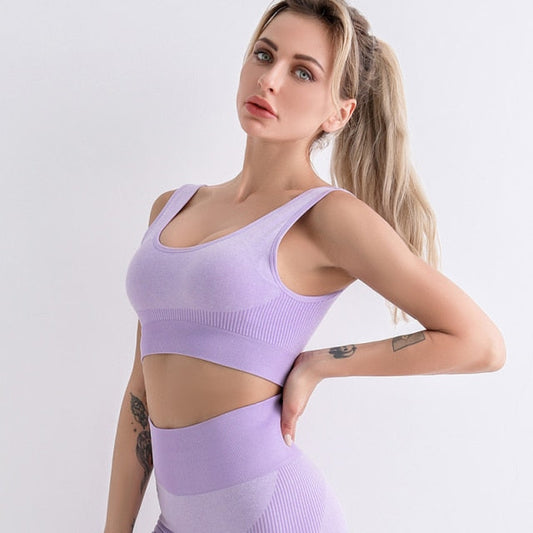 React SIGNATURE Sports Crop - Lavender