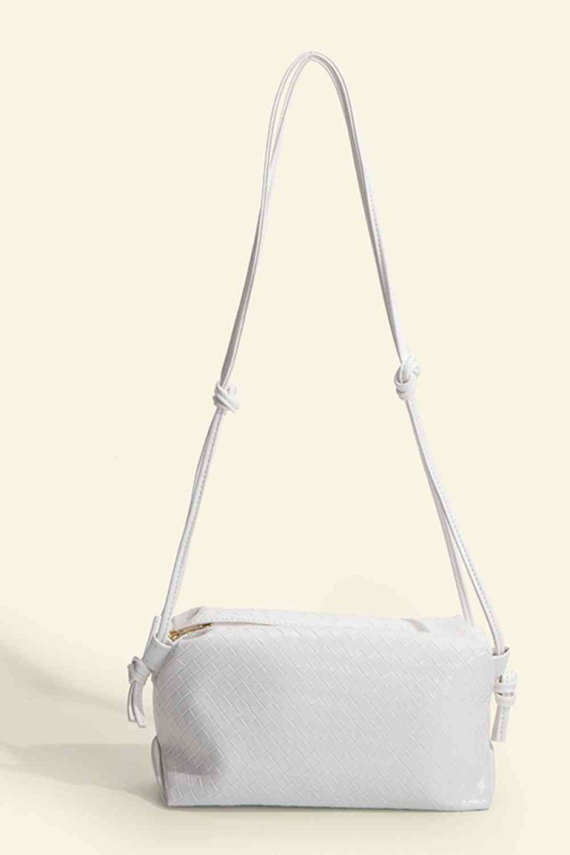 Vegan Leather Knot Detail Shoulder Bag