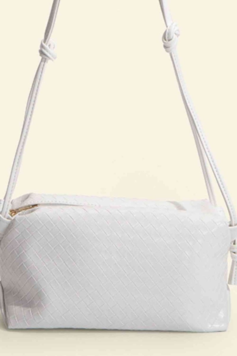 Vegan Leather Knot Detail Shoulder Bag