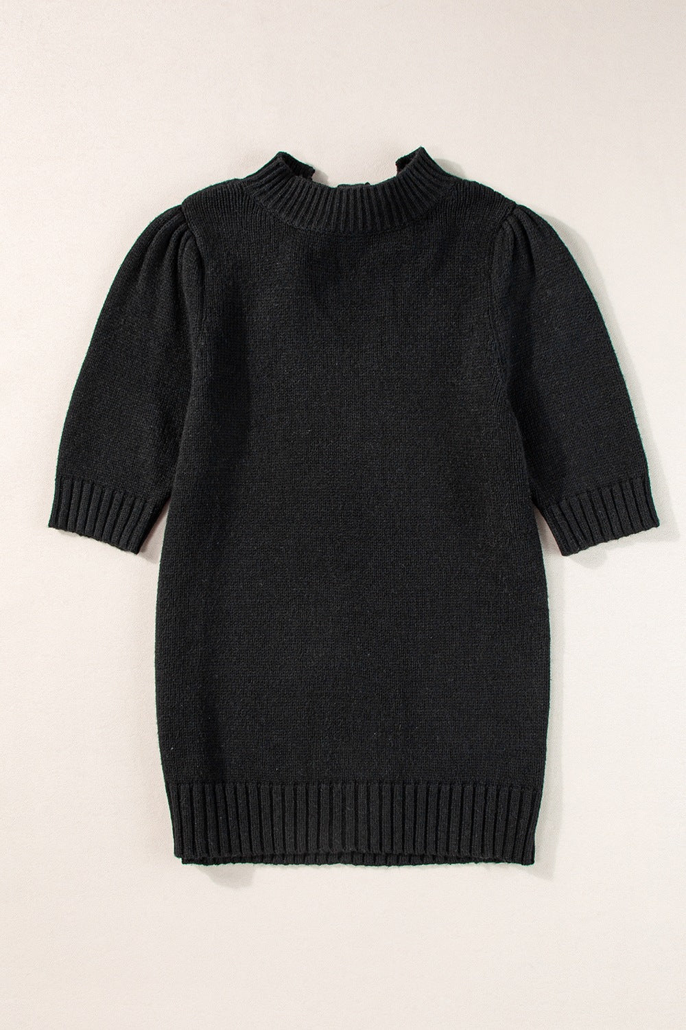 Tie Back Half Sleeve Sweater