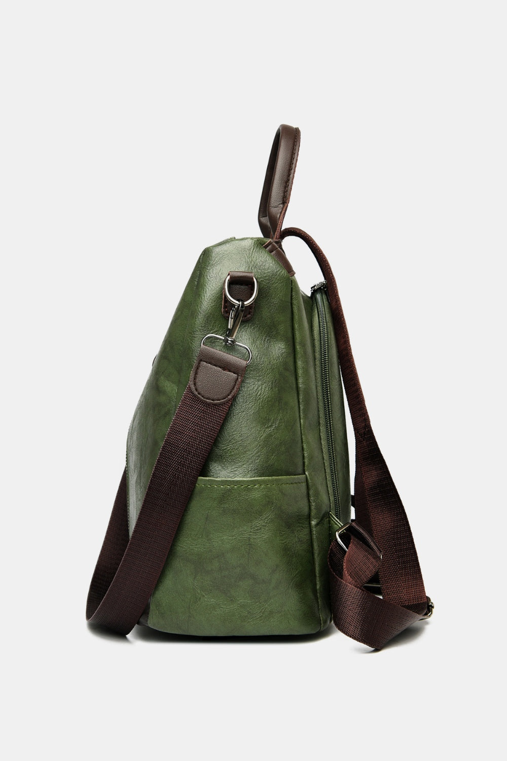 PU Leather Large Backpack Bag