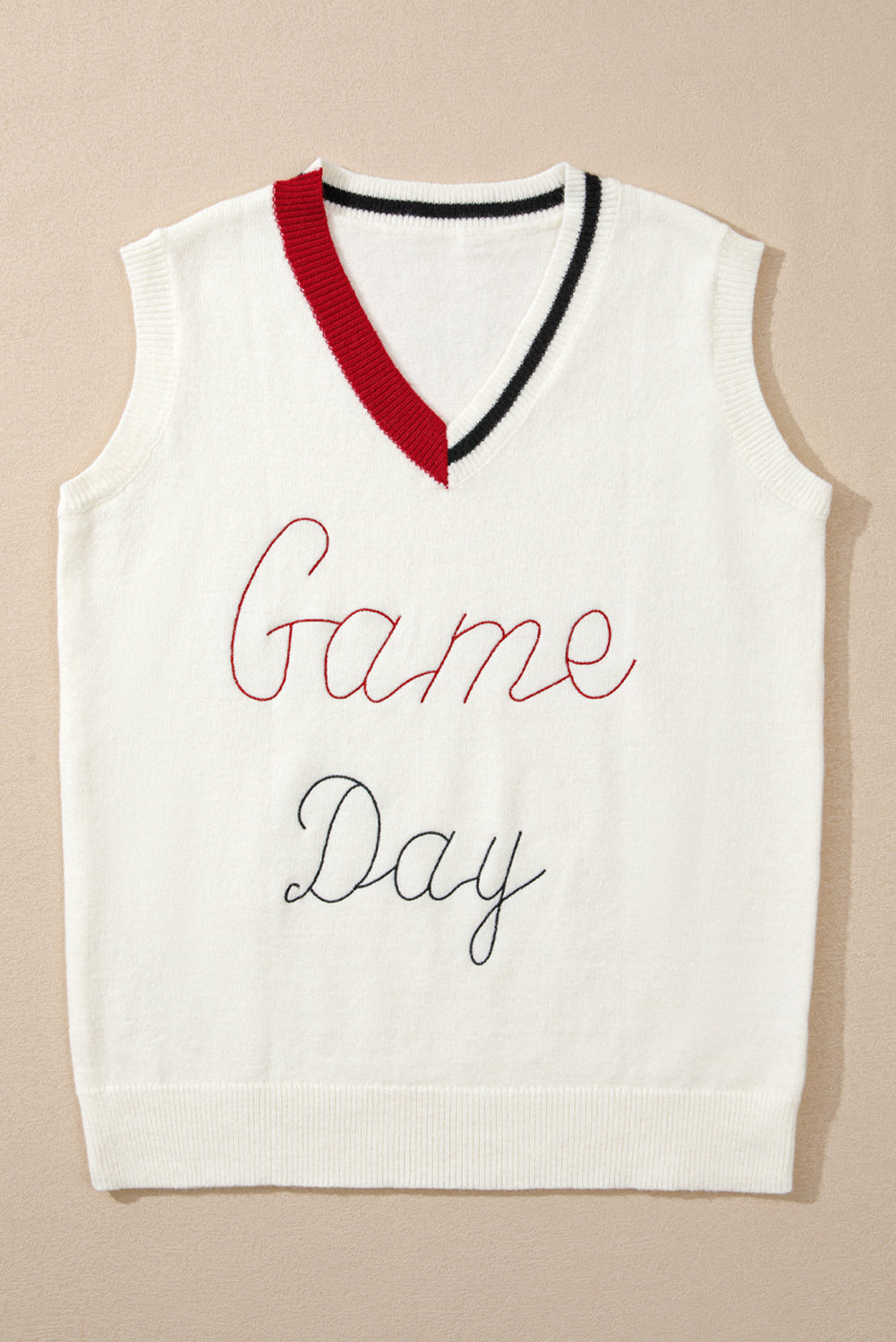 GAME DAY V-Neck Sweater Vest