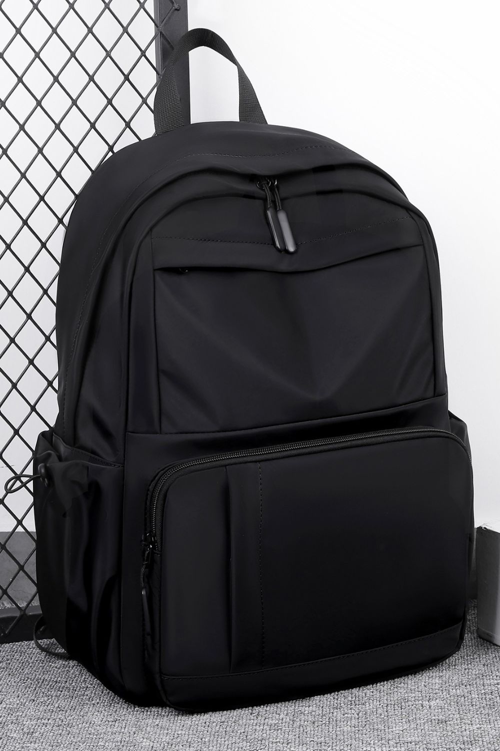 Multi-Pockets Solid Color Backpack Bag