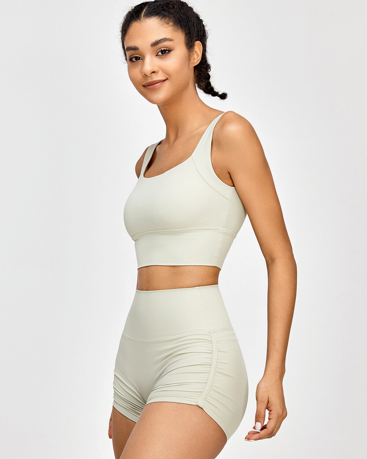 Alena Crop Top - Beige